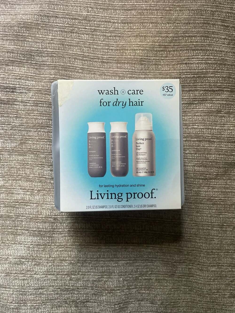 Living Proof Wash + Care for Dry Hair 3-Piece Kit